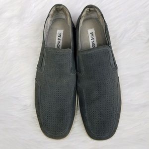Steve Madden P-Fantom Suede Slip-on Loafers